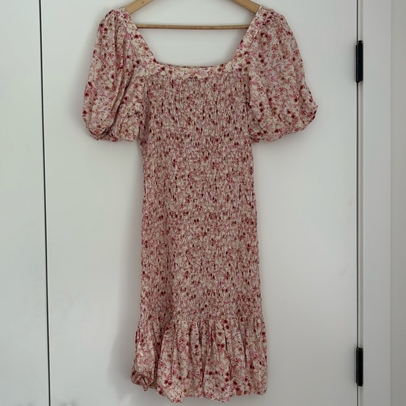 NWT Anthropologie Another Love Smocked Floral Mini Dress - Picture 5 of 9